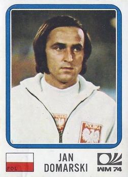 1974 Panini FIFA World Cup Munich Stickers #349 Jan Domarski Front