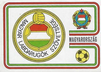 1974 Panini FIFA World Cup Munich Stickers #388 Hungaria Badge Front