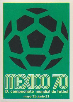 1978 Panini FIFA World Cup Argentina Stickers #26 Poster Mexico 1970 Front