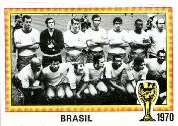 1978 Panini FIFA World Cup Argentina Stickers #28 Champions Brasil Front