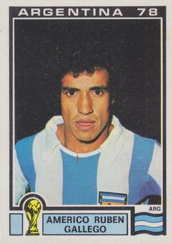 1978 Panini FIFA World Cup Argentina Stickers #51 Americo Ruben Gallego Front