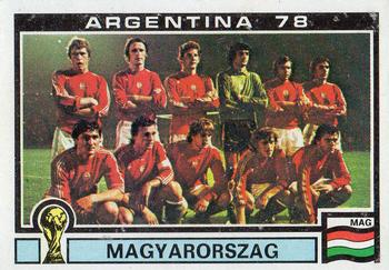 1978 Panini FIFA World Cup Argentina Stickers #62 Hungary Team Front