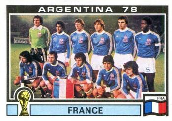 1978 Panini FIFA World Cup Argentina Stickers #80 France team Front