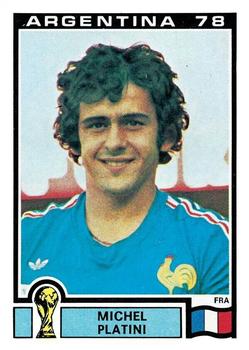 1978 Panini FIFA World Cup Argentina Stickers #90 Michel Platini Front