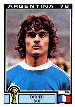 1978 Panini FIFA World Cup Argentina Stickers #94 Didier Six Front
