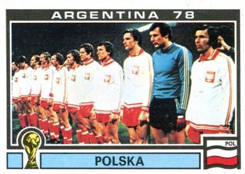 1978 Panini FIFA World Cup Argentina Stickers #116 Poland Team Front
