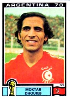 1978 Panini FIFA World Cup Argentina Stickers #154 Moktar Dhouieb Front
