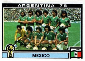 1978 Panini FIFA World Cup Argentina Stickers #170 Mexico Team Front