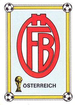 1978 Panini FIFA World Cup Argentina Stickers #187 Austria Federation Front