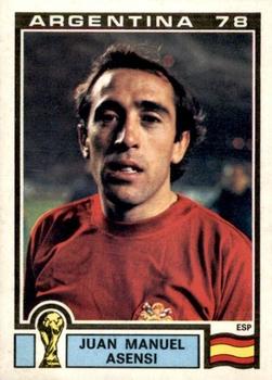 1978 Panini FIFA World Cup Argentina Stickers #216 Juan Manuel Asensi Front