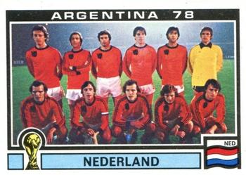 1978 Panini FIFA World Cup Argentina Stickers #260 Netherlands Team Front