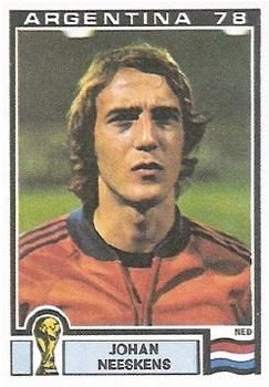 1978 Panini FIFA World Cup Argentina Stickers #268 Johan Neeskens Front