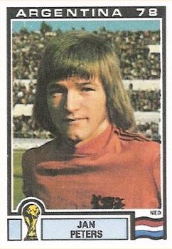 1978 Panini FIFA World Cup Argentina Stickers #271 Jan Peters Front