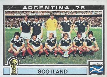 1978 Panini FIFA World Cup Argentina Stickers #314 Scotland Team Group Front