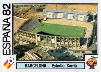 1982 Panini FIFA World Cup Spain Stickers #14 Sarria Stadium Front