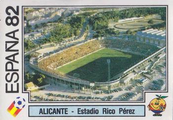 1982 Panini FIFA World Cup Spain Stickers #25 Estadio José Rico Pérez Front