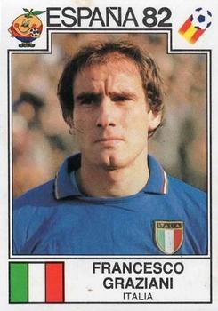 1982 Panini FIFA World Cup Spain Stickers #52 Francesco Graziani Front