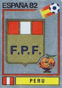 1982 Panini FIFA World Cup Spain Stickers #72 Peru (emblem) Front