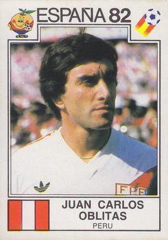 1982 Panini FIFA World Cup Spain Stickers #88 Juan Carlos Oblitas Front