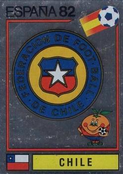 1982 Panini FIFA World Cup Spain Stickers #146 Chile (emblem) Front