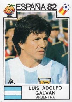 1982 Panini FIFA World Cup Spain Stickers #168 Luis Adolf Galvan Front