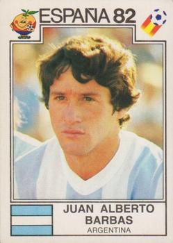1982 Panini FIFA World Cup Spain Stickers #174 Juan Alberto Barbas Front
