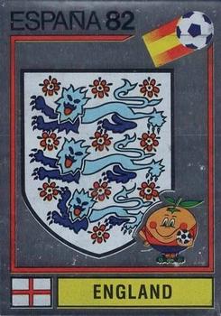 1982 Panini FIFA World Cup Spain Stickers #238 England (emblem) Front