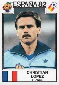 1982 Panini FIFA World Cup Spain Stickers #280 Christian Lopez Front
