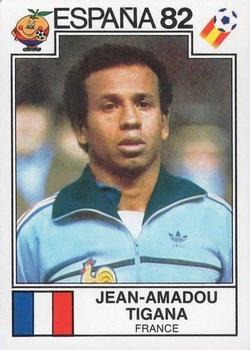1982 Panini FIFA World Cup Spain Stickers #282 Jean-Amadou Tigana Front