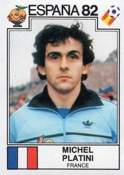 1982 Panini FIFA World Cup Spain Stickers #286 Michel Platini Front