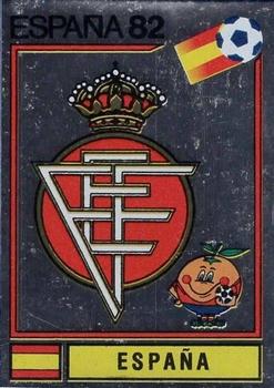 1982 Panini FIFA World Cup Spain Stickers #292 Espana (emblem) Front