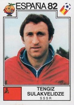 1982 Panini FIFA World Cup Spain Stickers #385 Tengiz Sulakvelidze Front