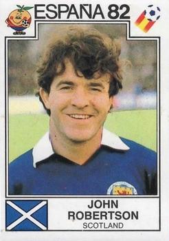 1982 Panini FIFA World Cup Spain Stickers #412 John Robertson Front