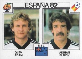 1982 Panini FIFA World Cup Spain Stickers #422 Glen Adam / Adrian Elrick Front