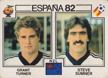 1982 Panini FIFA World Cup Spain Stickers #425 Grant Turner / Steve Sumner Front
