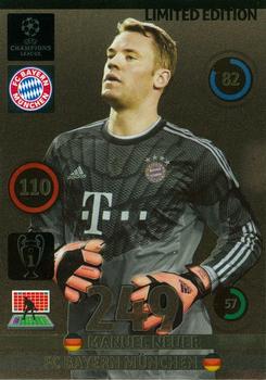 2014-15 Panini Adrenalyn XL UEFA Champions League - Limited Editions #BAY-NM Manuel Neuer Front