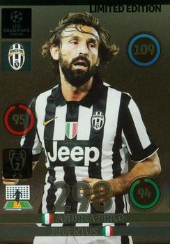 2014-15 Panini Adrenalyn XL UEFA Champions League - Limited Editions #JUV-PA Andrea Pirlo Front