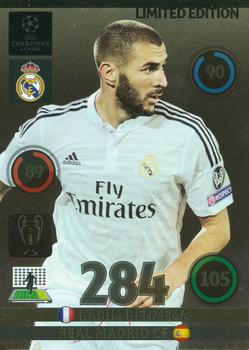 2014-15 Panini Adrenalyn XL UEFA Champions League - Limited Editions #4 Karim Benzema Front
