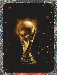 2010 Panini FIFA World Cup Stickers (Black Back) #1 World Cup Trophy Front