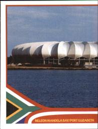 2010 Panini FIFA World Cup Stickers (Black Back) #16 Nelson Mandela Bay Stadium Front