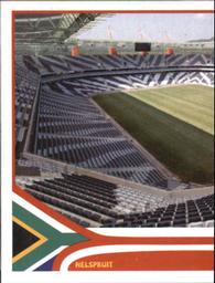 2010 Panini FIFA World Cup Stickers (Black Back) #18 Mbombela Stadium Front