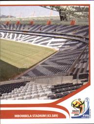 2010 Panini FIFA World Cup Stickers (Black Back) #19 Mbombela Stadium Front