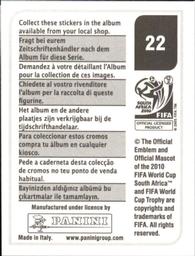 2010 Panini FIFA World Cup Stickers (Black Back) #22 Royal Bafokeng Stadium Back