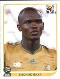 2010 Panini FIFA World Cup Stickers (Black Back) #33 Siboniso Gaxa Front