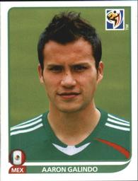 2010 Panini FIFA World Cup Stickers (Black Back) #55 Aaron Galindo Front