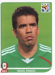 2010 Panini FIFA World Cup Stickers (Black Back) #58 Pavel Pardo Front