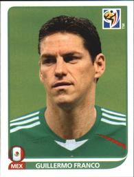 2010 Panini FIFA World Cup Stickers (Black Back) #62 Guillermo Franco Front