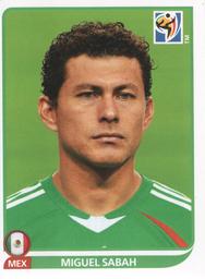 2010 Panini FIFA World Cup Stickers (Black Back) #67 Miguel Sabah Front