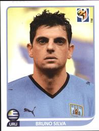 2010 Panini FIFA World Cup Stickers (Black Back) #76 Bruno Silva Front