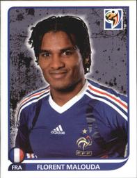 2010 Panini FIFA World Cup Stickers (Black Back) #99 Florent Malouda Front